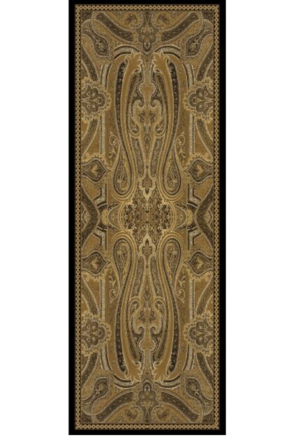 Rüya Tınısı Desen Şal 469-018 - V-11 - Gold Siyah