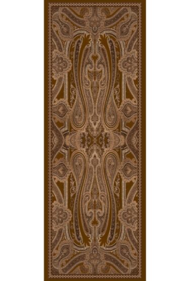 Rüya Tınısı Desen Şal  469-018 - V-12 - Koyu Taba