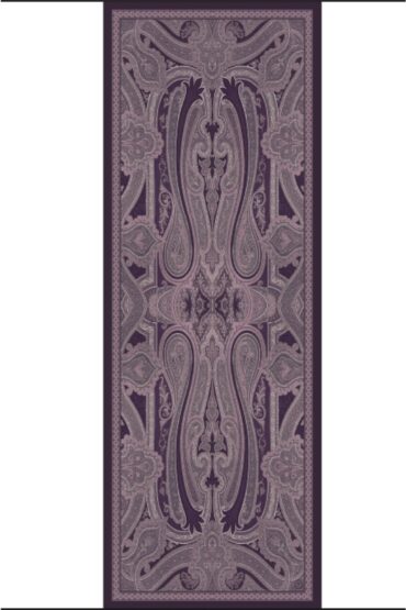 Rüya Tınısı Desen Şal  469-018 - V-15 - Eflatun