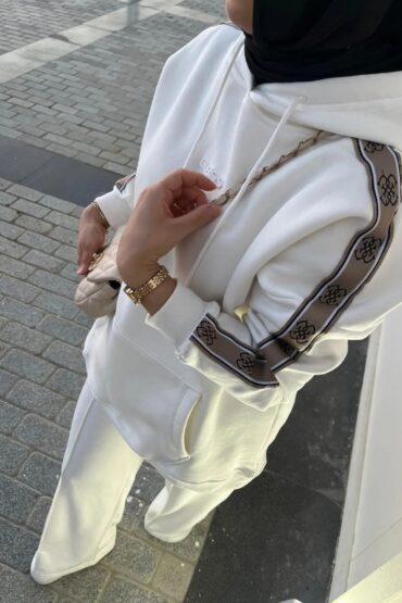 Ges Holi Tasarım Sweat SWT100438- Krem