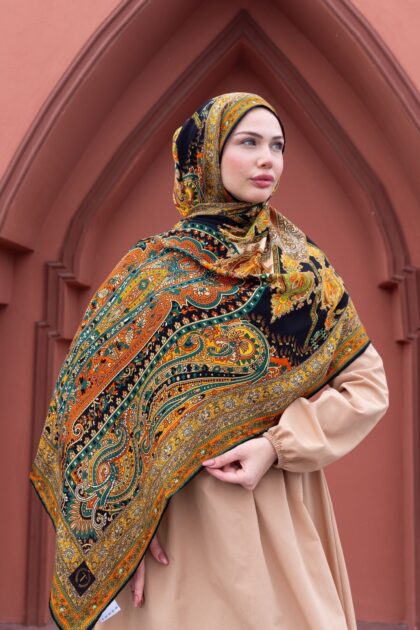 Vzion Nomad Mirası Yün İpek Şal