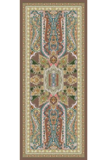 Bej Nomad Mirası Yün İpek Şal