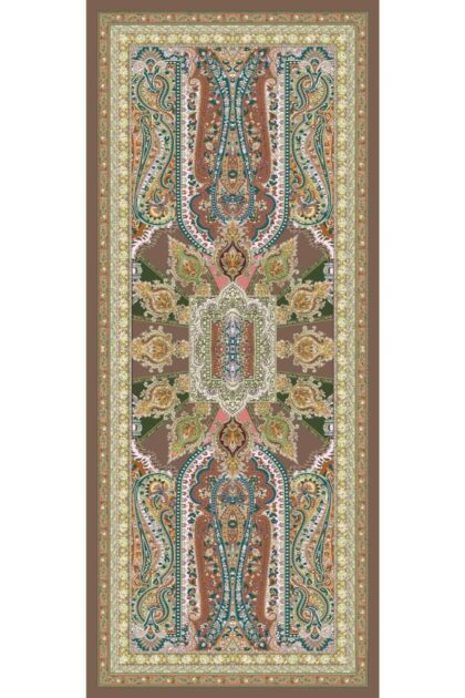 Bej Nomad Mirası Yün İpek Şal