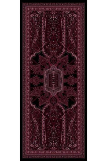 Bordo Nomad Mirası Yün İpek Şal