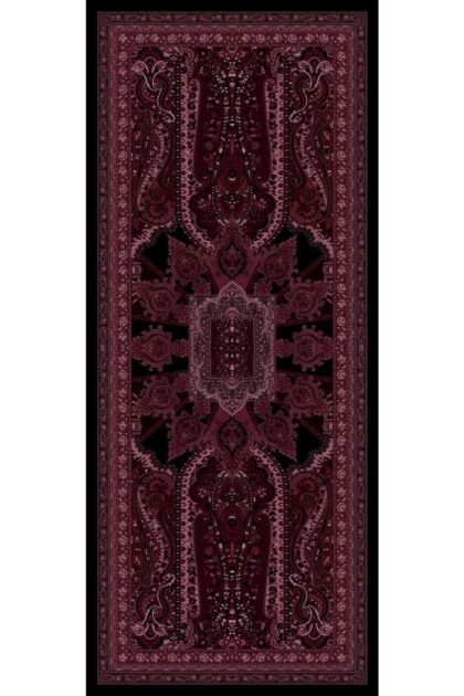 Bordo Nomad Mirası Yün İpek Şal