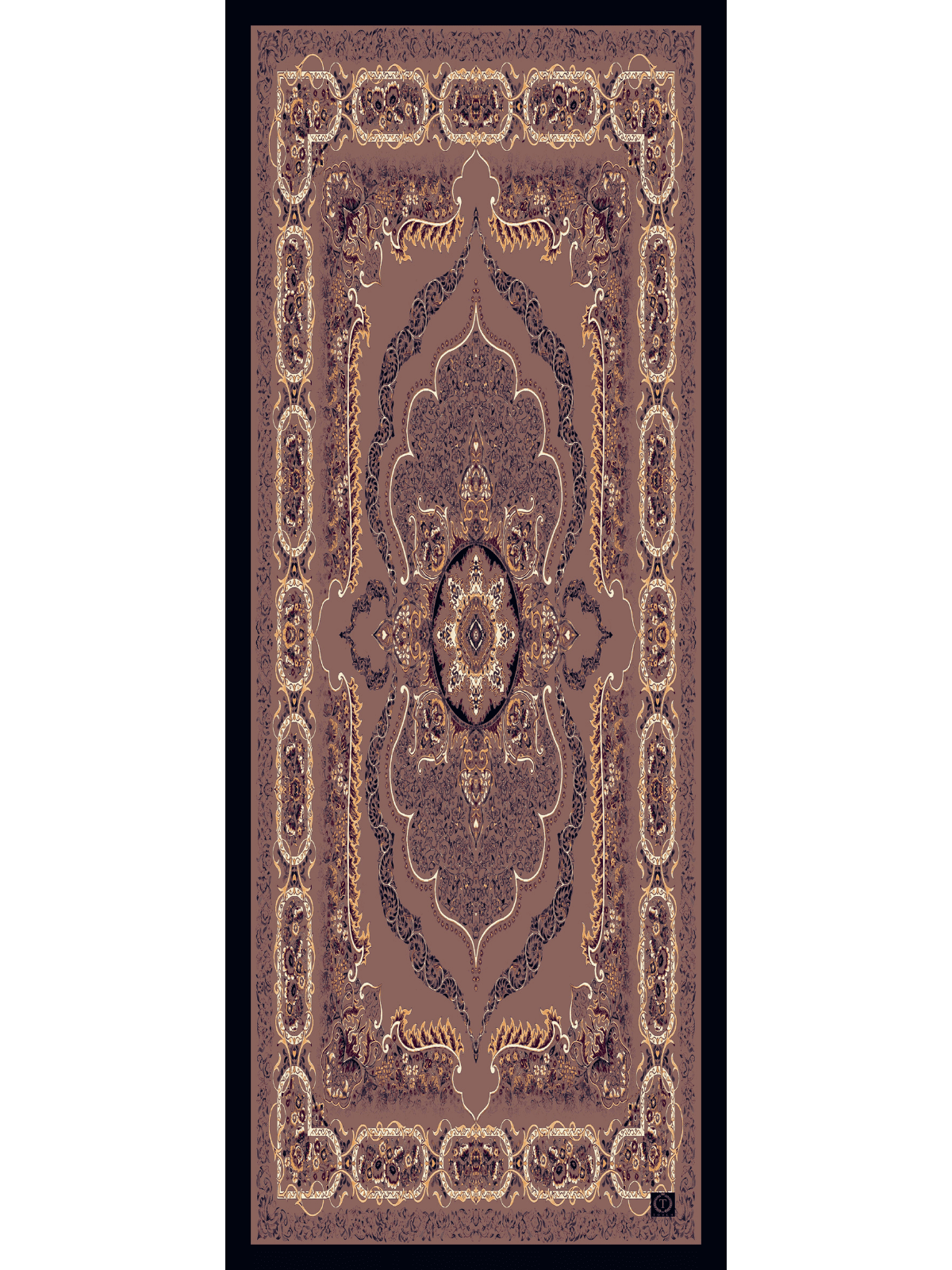 Dut Ruku Desenli Pamuk İpek Şal - Görsel 3