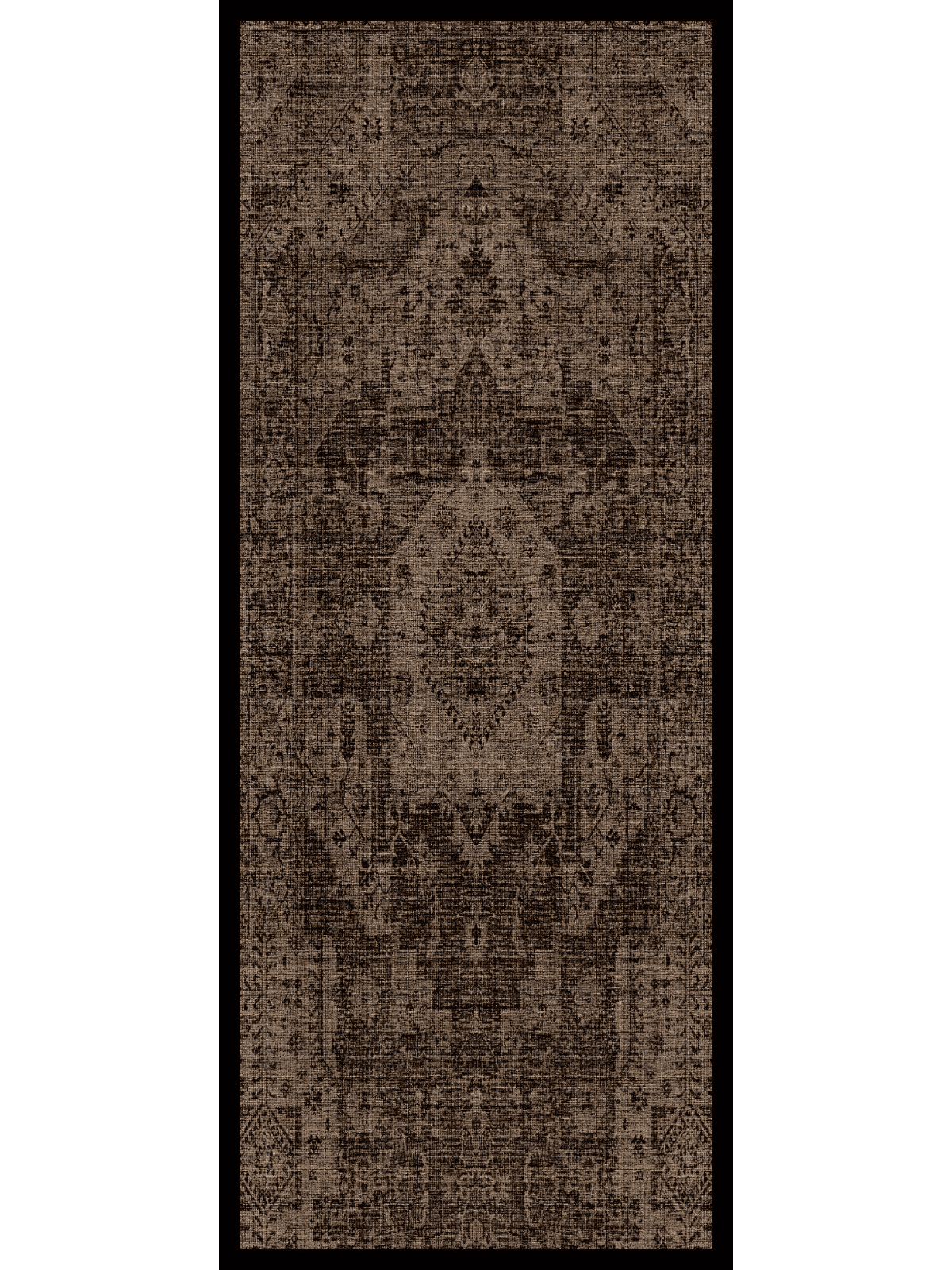 Mocha Eyyübi Desenli Pamuk İpek Şal - Görsel 8