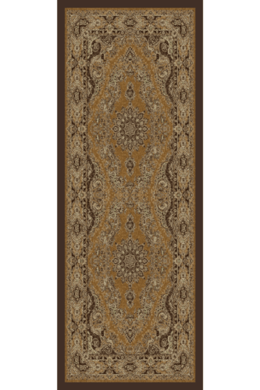 Mocha Mercan Desen Pamuk İpek Şal