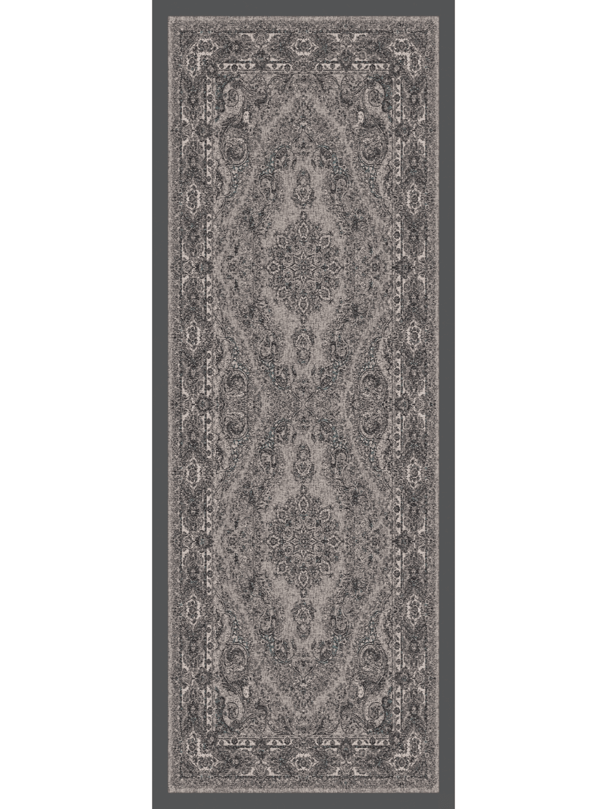 Gri Mercan Desen Pamuk İpek Şal