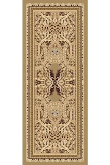 Camel Roze Desen Pamuk İpek Şal