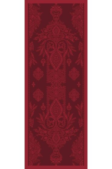 Vişne Aksa Desen Pamuk İpek Şal