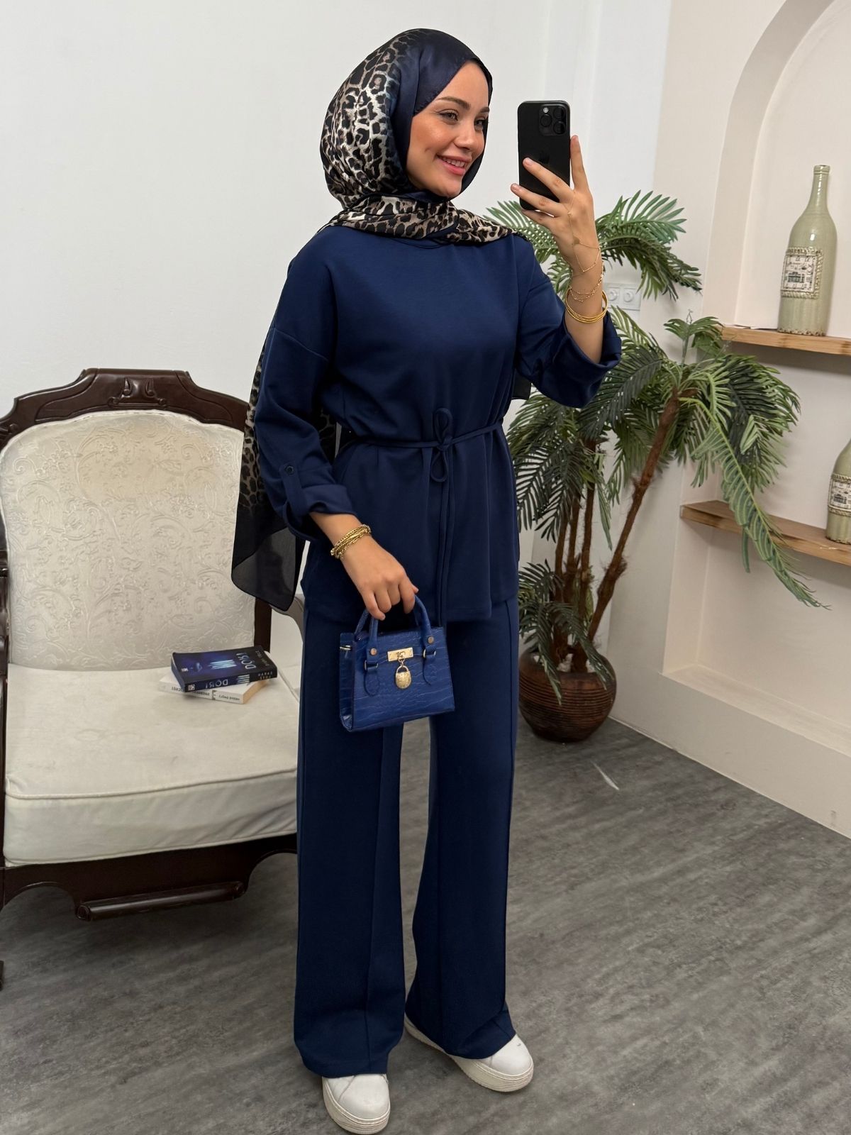 Oys Bağlamalı İkili Takım TK100240 -Lacivert