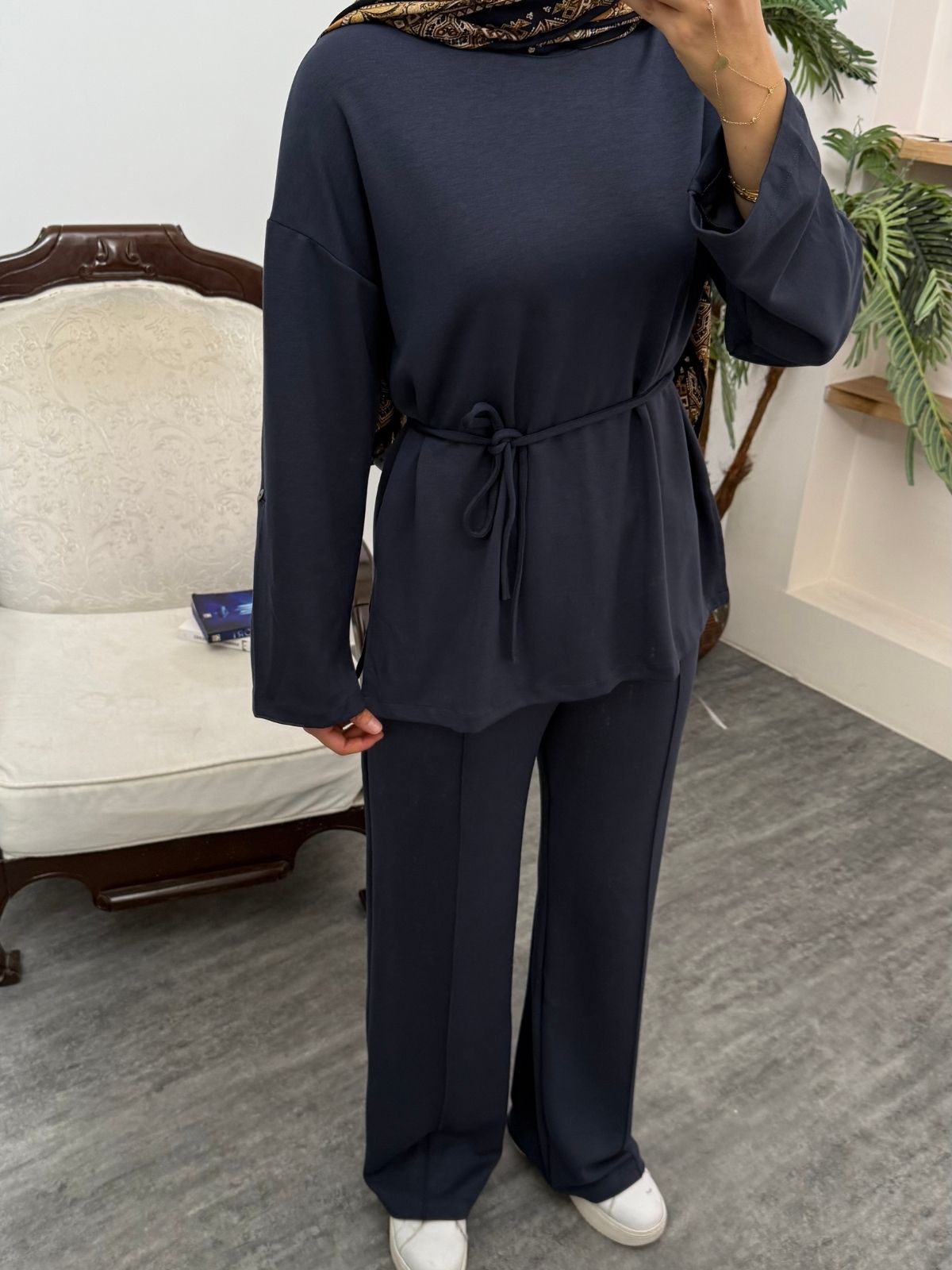 Oys Bağlamalı İkili Takım TK100240 - Antrasit - Görsel 2