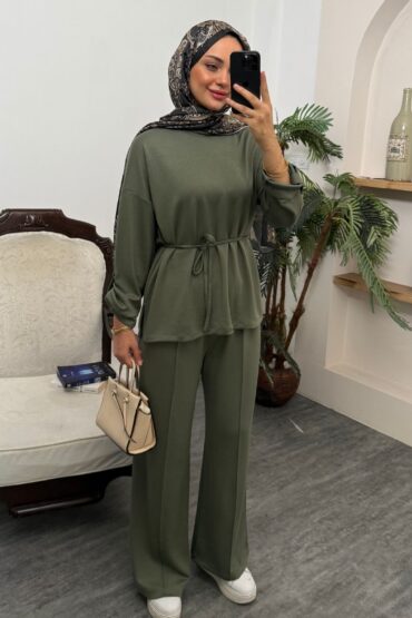 Oys Bağlamalı İkili Takım TK100240 - Haki