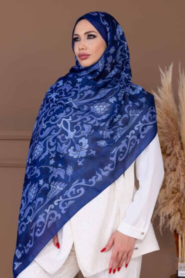 İndigo İberya Pamuk Şal
