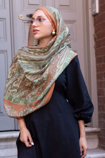 Etro Pamuk İpek Şal 52340 - soft turuncu