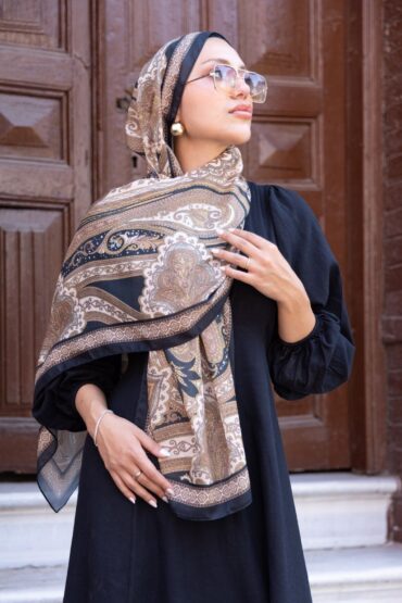 SAHRA DESEN PAMUK İPEK ŞAL-10005-GOLD