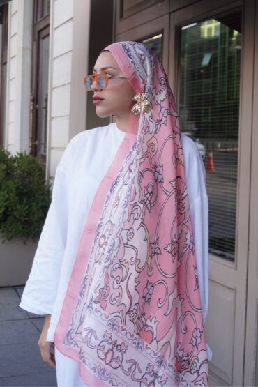 Zerefşan Şal Serisi- 469-003- V-6 - Kavun İçi