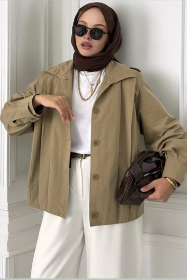 Zara Bomber Trençkot DŞ100237 - Haki