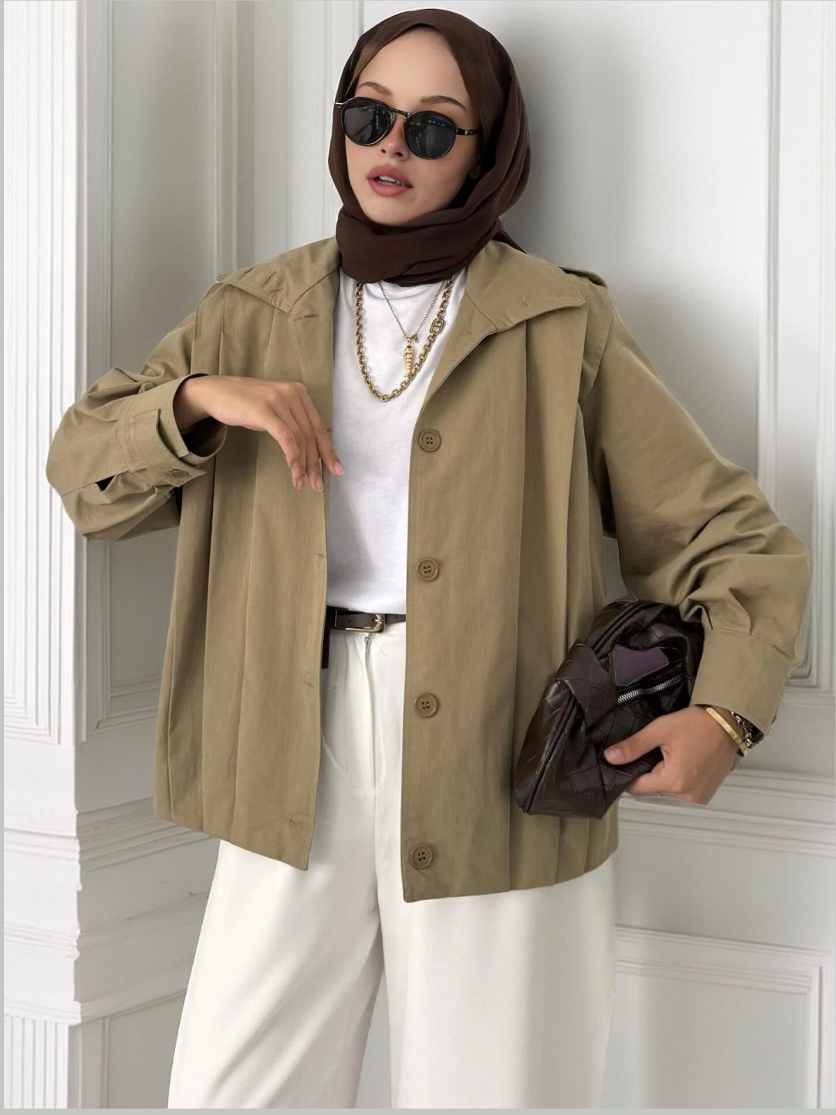 Zara Bomber Trençkot DŞ100237 - Haki