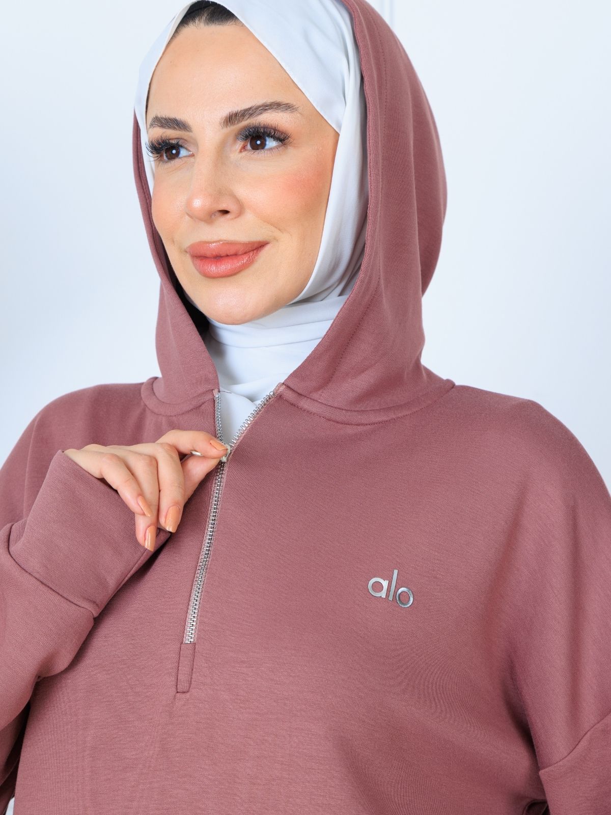 Alo Oys Kumaş İçlikli İkil Takım - Gül Kurusu - Görsel 5