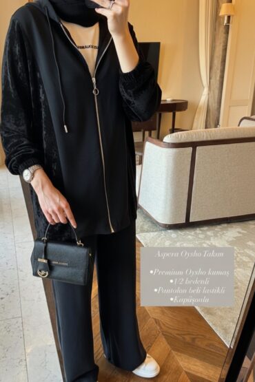 Aspera Oys İkili Takım - Siyah