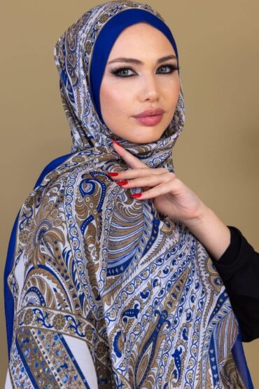 Saks New Desen Pamuk Şal