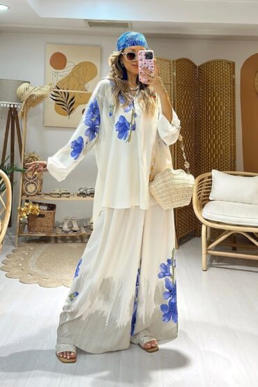 Alina İkili Takım TK10059- Vanilya