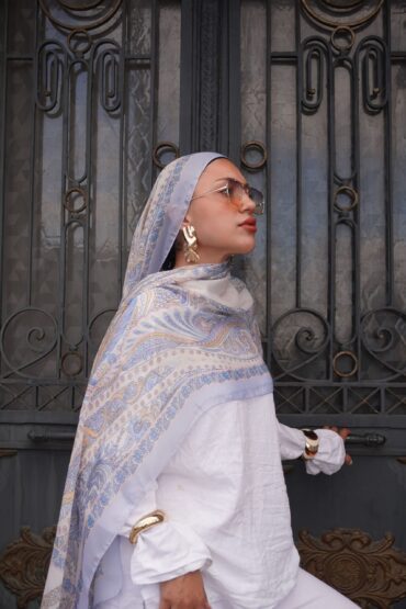 New Zuhur Şal Serisi- 469-002- V-4 - Gök Mavi