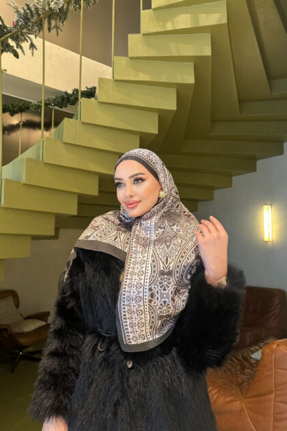 Şehzade Vual İpek Şal 10102 - Haki