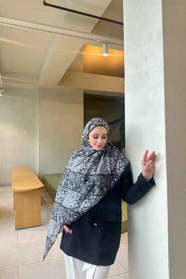 Şehnaz Vual İpek Şal 10103 - Siyah