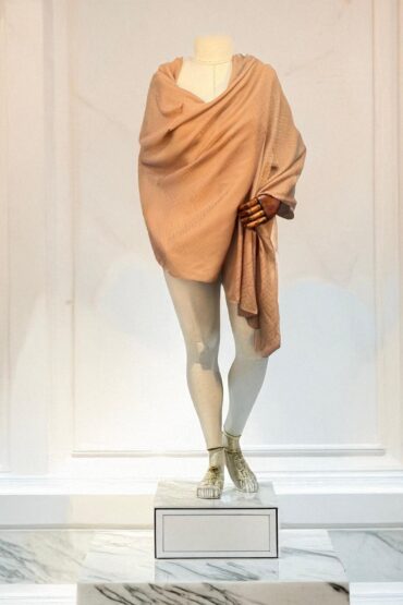 Mocha Nokta Desen Jakar Şal