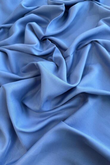 İndigo Dama Desen Jakar Şal