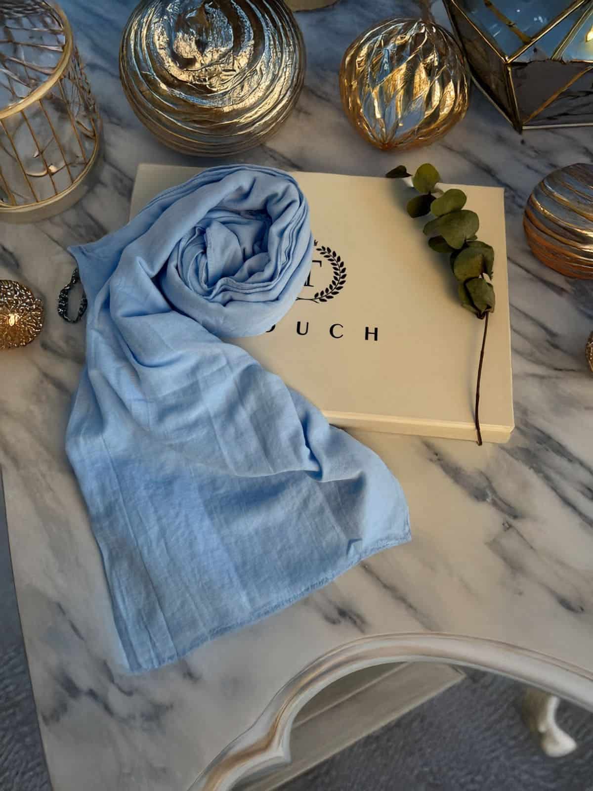 Bebe Mavisi Esinti His Pamuk Şal