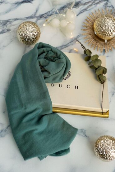 Çağla yeşili Esinti His Pamuk Şal