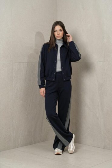 Rugel Tws Model Garnili Bomber Ceketli Takım-Lacivert