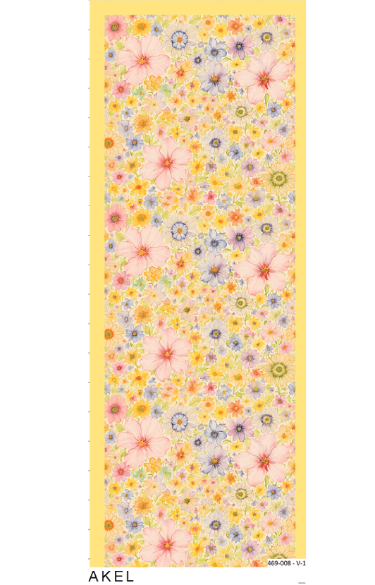 Eleya Şal Serisi - 469-008 - V- 1 - Ayçiçeği