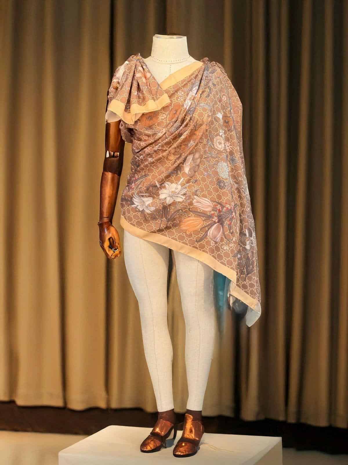 Cappuccino Gucci Desen Pamuk Şal