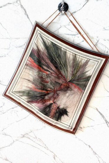 Tutti Frutti Ebru Desen Pamuk Soft Eşarp