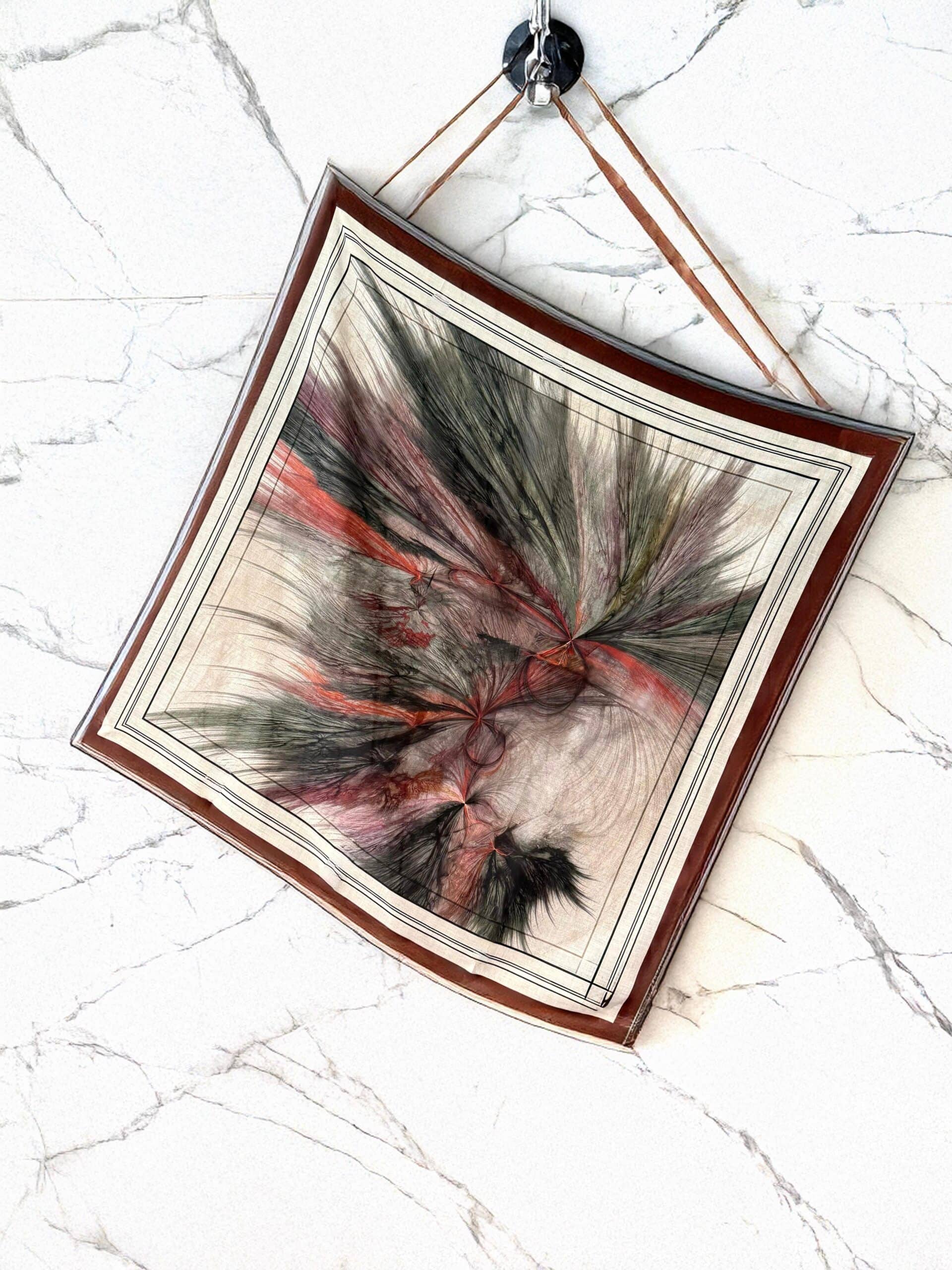 Tutti Frutti Ebru Desen Pamuk Soft Eşarp