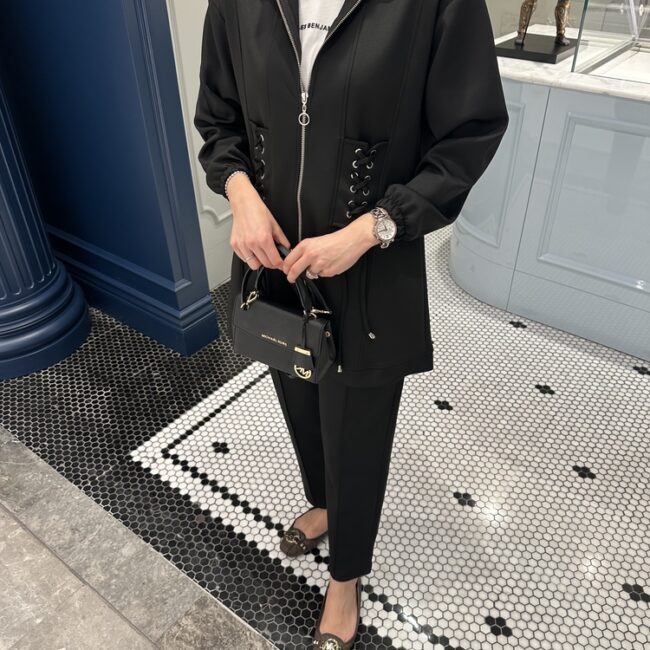 Premium Oys Elin İkili Takım TK100254 -Siyah