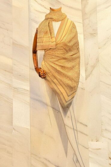 Cappucino Dior Desen Pamuk Şal