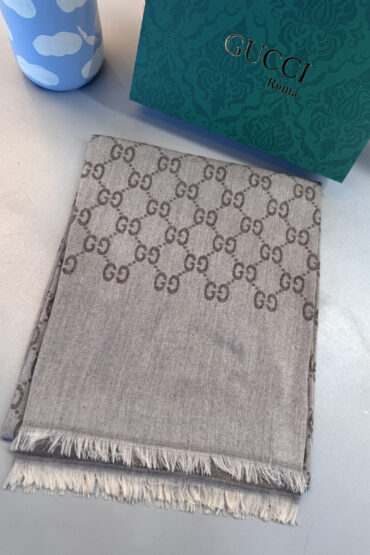 A Kalite İthal Yün İpek Şal - Açık Vizon