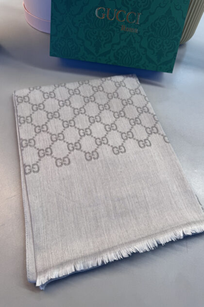 A Kalite İthal Yün İpek Şal - Duman