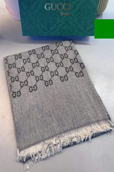 A Kalite İthal Yün İpek Şal - Antrasit