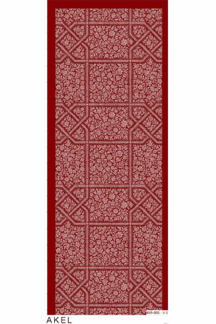 Viyana Şal Serisi - 469-005 - V- 1 - Bordo