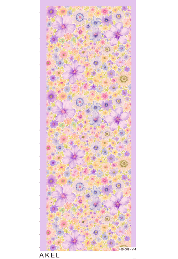 Eleya Şal Serisi - 469-008 - V- 4 - Lavanta