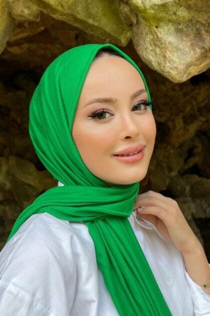 Penye Şal Hijap Modeli - Benetton