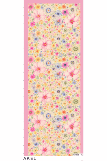 Eleya Şal Serisi - 469-008 - V- 2 - Pamuk Şekeri