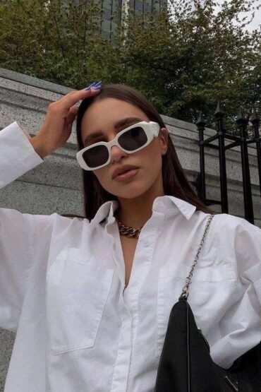 Prada Original Premium Güneş Gözlüğü -Beyaz